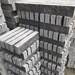 G684  black granite cube stone